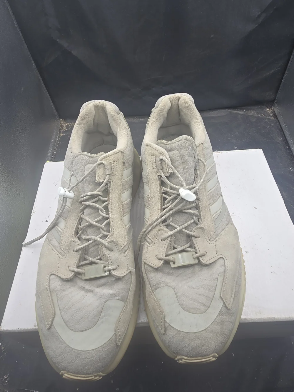 adidas Men's‎ Beige Athletic Sneakers